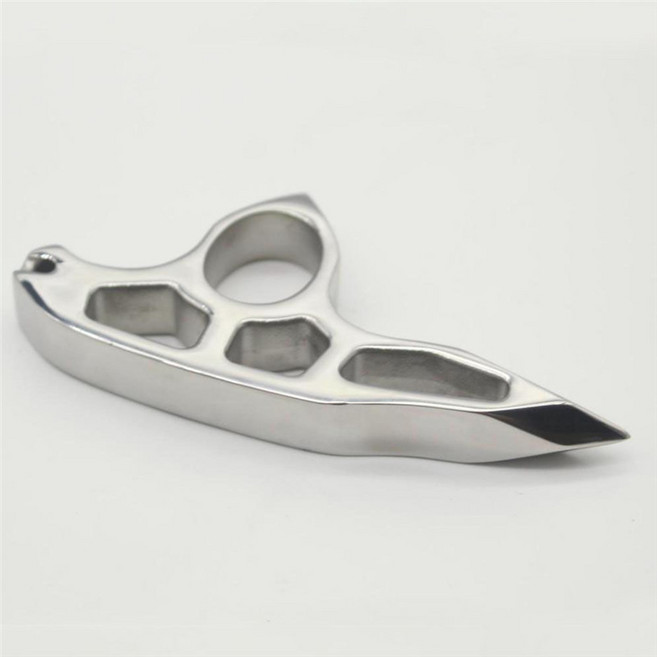 핑거너클 티타늄 합금 핑거 피스트 병따개 세트 핑거너클 호신용 티타늄너클, 내추럴 컬러 랴오야, 1개