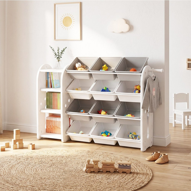 미루 뉴 초이스 장난감정리함 국내제작 레고박스 교구함, 미루 정리함 뉴 초이스 - C18-그레이, 1개