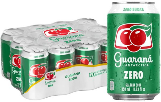 과라나 남극 제로 브라질 소다 슈가 11.83단위파운드 단위온스 12팩, The Brazilian Original Soda, 1, 355ml