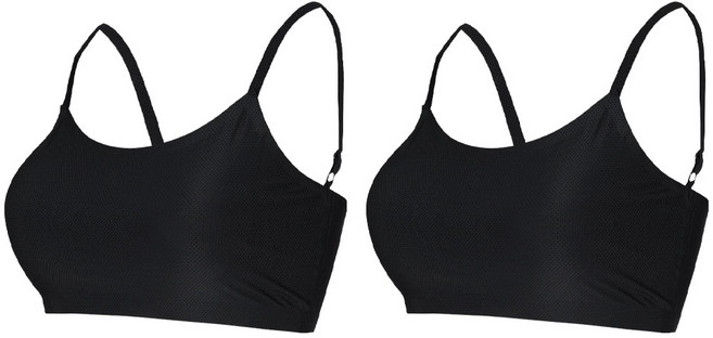 젝시나인 매쉬누디 노와이어 스포츠브라 끈브라 2P 세트 XNB9075