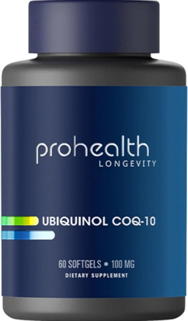 프로헬스 유비퀴놀 CoQ10 10mg 60소프트젤 ProHealth Ubiquinol, 성인남녀공용, 알약/캡슐, 1개, 60정 - 쿠팡