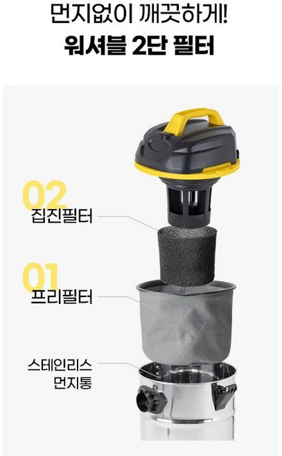 클래파 30L 대용량 건습식 업소용 진공청소기 프리필터 집진필터 L138, 프리필터(부직포필터), 1개