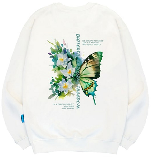 L.LAMO 엘라모 기모M 릴리플라이 맨투맨 남녀공용 빅사이즈 S~4XL