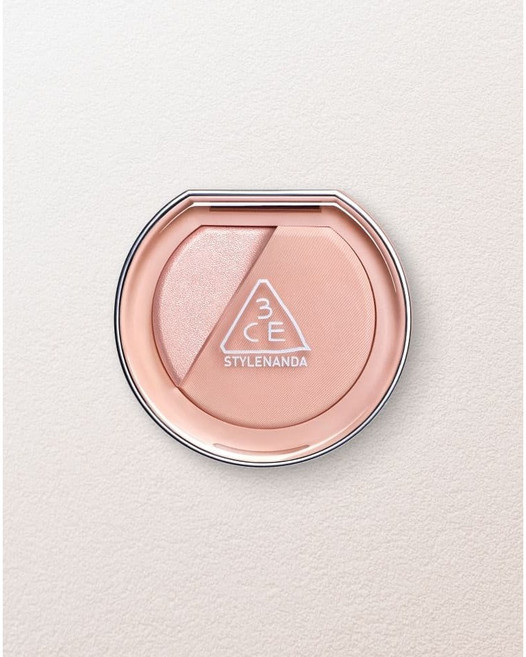 3CE STYLENANDA Blushlighter 腮紅打亮高光盤 Beige Hour, 1個