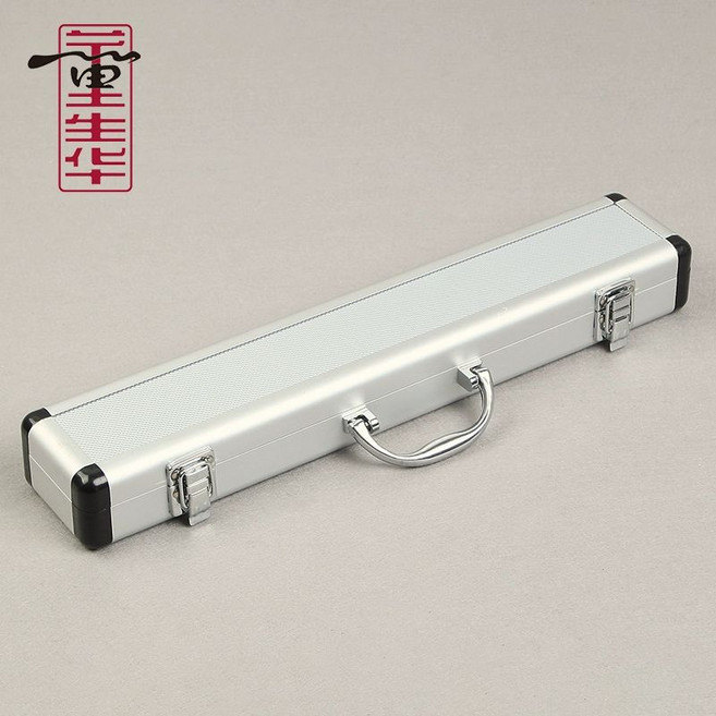 대금 단소 피리 플룻 케이스 알루미늄 가방 상자, 1개, 단일 37x35.5cm