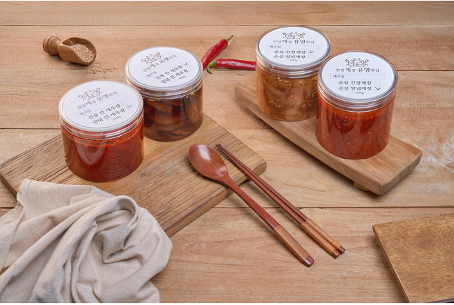 국내산 순살 간장게장 양념게장 500g 연평도 꽃게장 새우장, 간장 깐 새우장 500g (25미 내외)