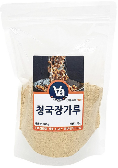 어썸티 국산 청국장 가루 분말, 300g, 1개