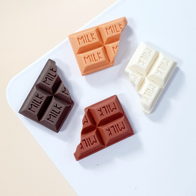 [당일출고] 인테리어 냉장고 자석 마그넷 세트 칠판 자석 47종, 6.잘린쵸콜릿 4종