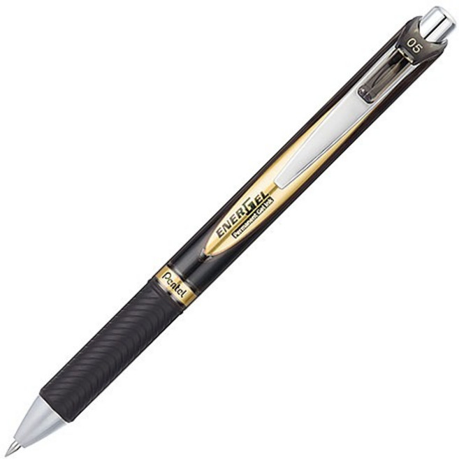 Pentel飛龍 ENERGEL BLP75 極速耐水鋼珠筆/LRP5替芯 0.5mm, 黑, 1支