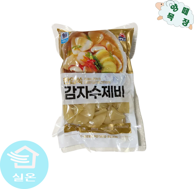 대림 한입쏙 감자수제비 500g, 5개