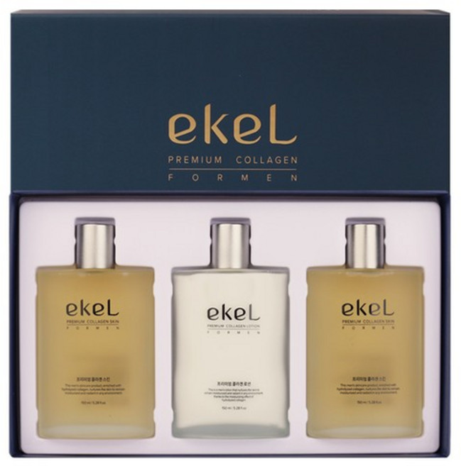 이켈 포맨 프리미엄 콜라겐 150ml 스킨2+로션1 기초세트, 없음