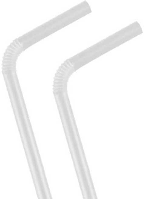 보니팩 자바라 투명 스트로우 벌크 7 x 250 mm, 500개입, 1개