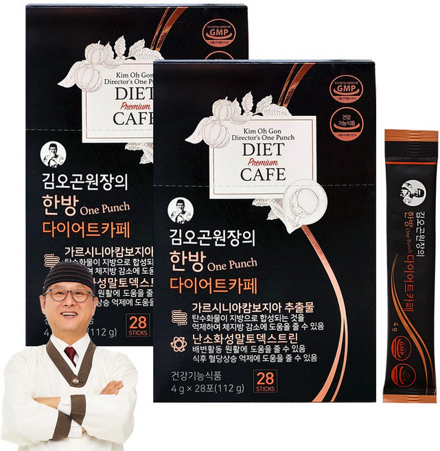 김오곤 원장의 한방 다이어트 카페, 112g, 2개