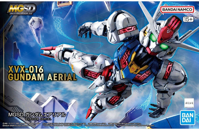 BANDAI MGSD 風靈鋼彈 機動戰士鋼彈 水星的魔女 組裝模型, 1個