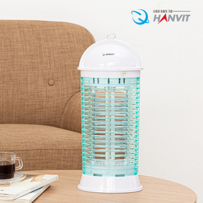 한빛시스템 전격살충기 블루라이트 살충기 날벌레 포충기 HV-613 식당 야외용