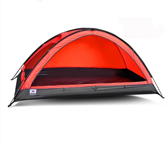 산들로 백패킹텐트 누리1.2 알파인 싱글월 텐트 SA-OT071등산 캠핑, 레드, 레드