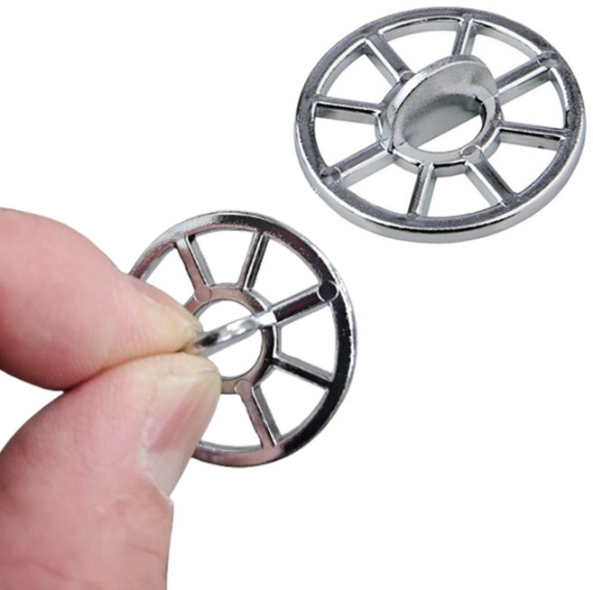 이안 욕조 머리카락 거름망 2개, 실버