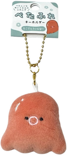 페타후레 키홀더 타코상 원나 문어 미니 인형 키링 가방 키홀더, 1개