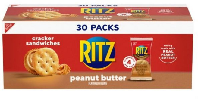 NABISCO 크래커 비스킷 리츠 땅콩버터 샌드위치 30개입
