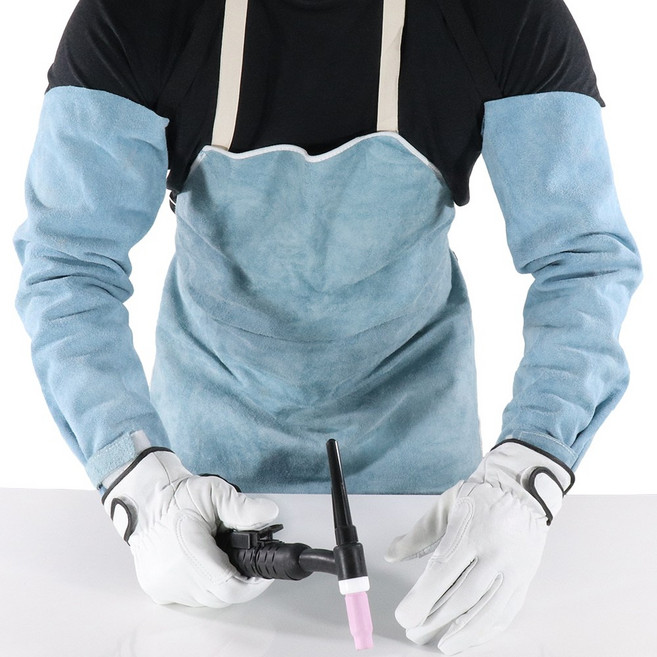 SMT 작업용 팔토시 가죽 용접토시 일반형 LWS-201G, 1개