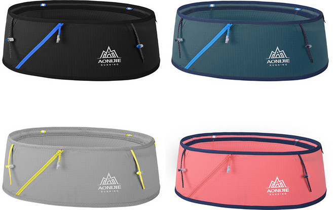 오니지 AONIJIE 플립벨트 런닝 레이스벨트 마라톤용품 클레버 H1, 그레이, 1개