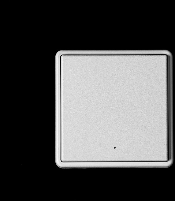 파츠 스위치 전등 배선기구 1구 1회로 유럽형 코튼 화이트, 1개