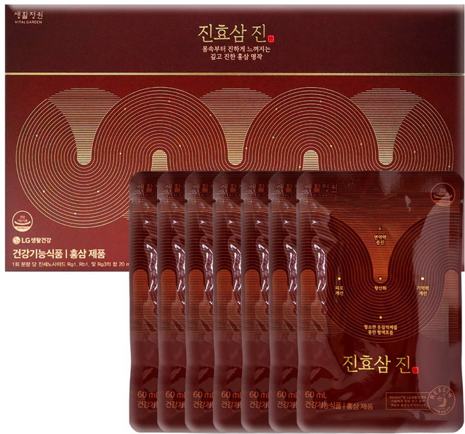 생활정원 진효삼 진 30일분, 1세트, 30회분