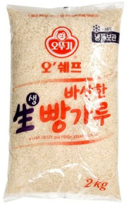 오뚜기 오쉐프 바삭한 습식 생빵가루 2kg, 1개