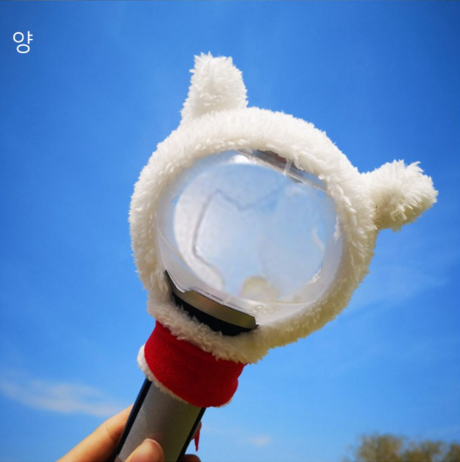 [쭈브로]응원봉 꾸미기 커버, 양