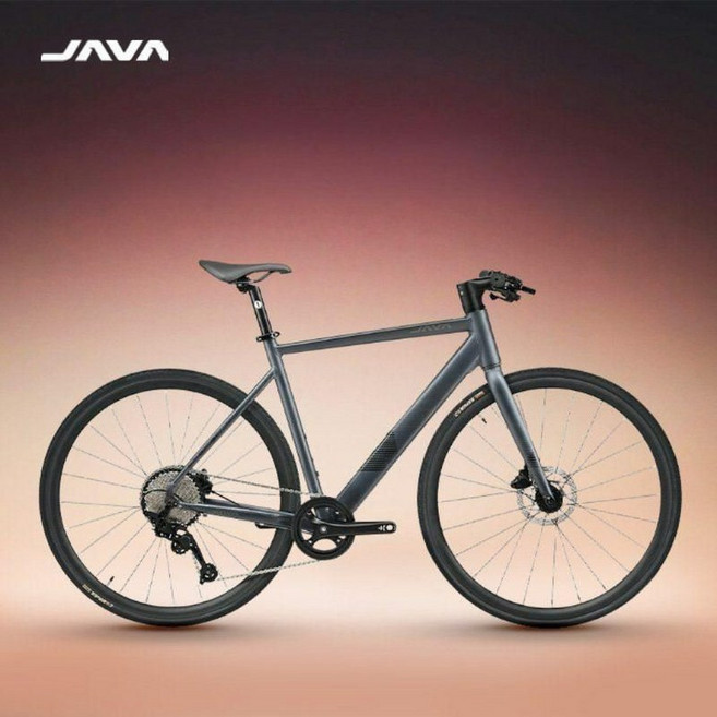 자바 벨로체 로드자전거 Java Veloce Velocide Flat-Mounted Road Bike Aluminum Alloy, 검은 회색, 12단, M (권장 높이   172-182cm) - 검