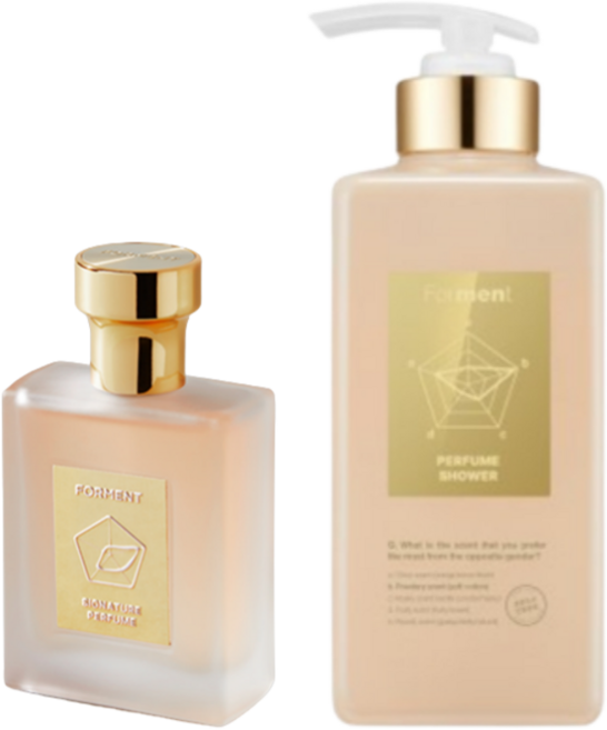 [리뉴얼 신제품] 포맨트 포맨 시그니처 퍼퓸 코튼메모리 향수 50ml + 올인원 퍼퓸샤워 바디워시 500ml, 1개