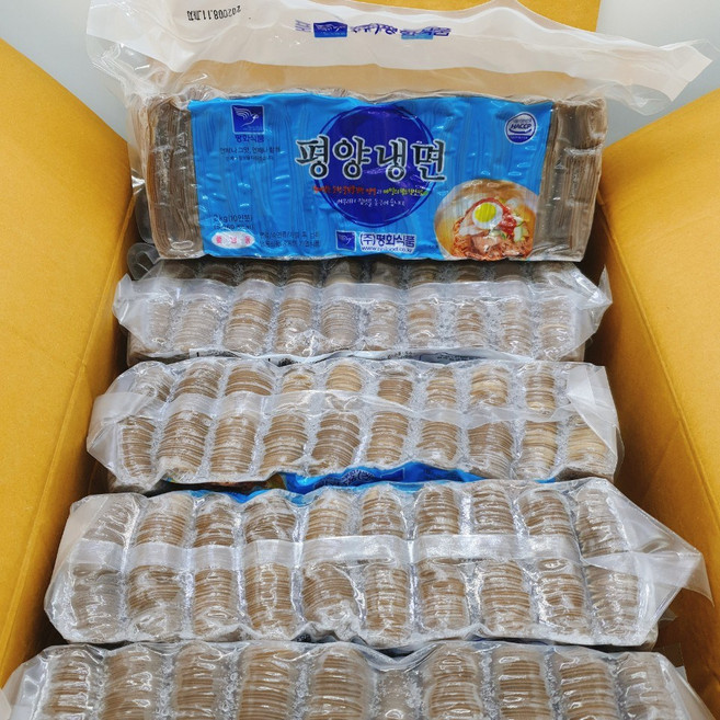 평화식품 평양냉면사리 10kg(2kg X 5개)대용량 식당 도매/업소용 냉동, 5개, 2kg