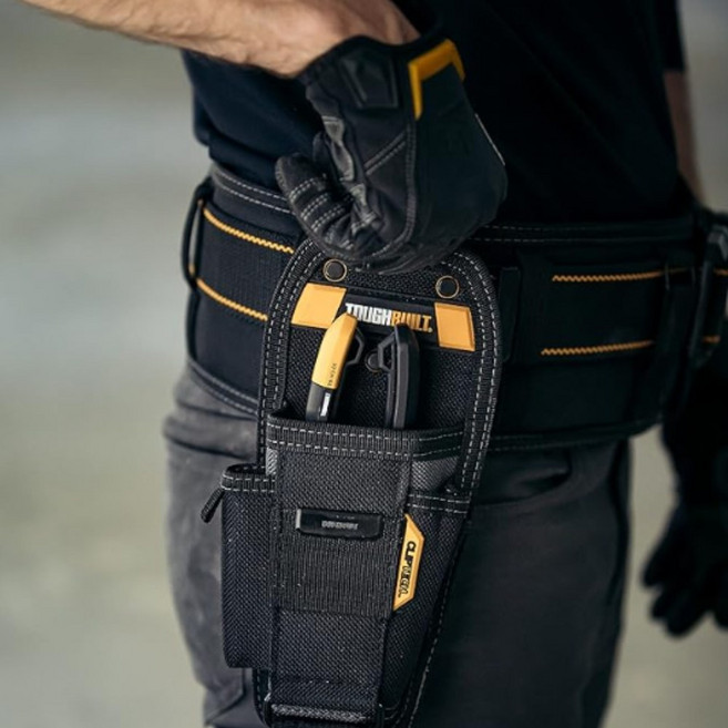 퓨어09120x270mm 터프빌트 원터치 클립 4구 다용도 공구집 CT-35L, 1개