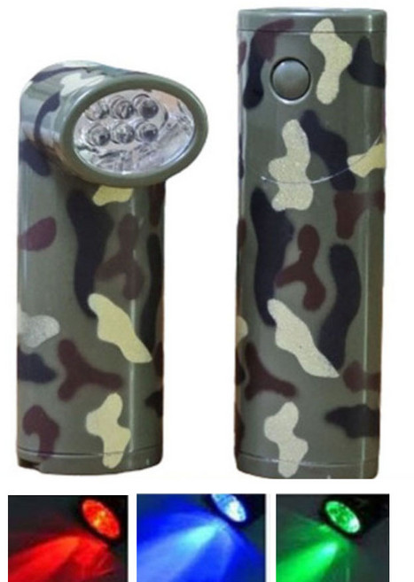 L자형 군용 후레시 90도 각도 LED AAA 건전지 PX 군장점 보급형 라이트, 1개