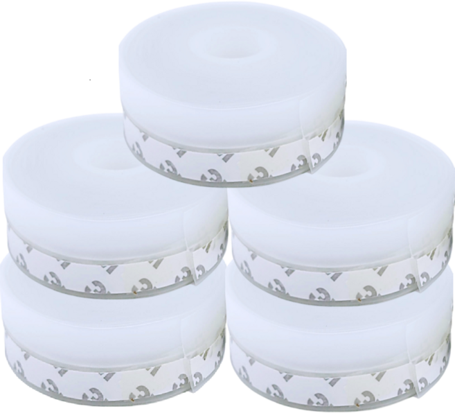 피어나다 틈새 실리콘 문풍지 25mm x 6m, 5개