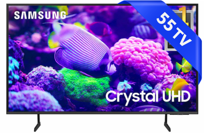 삼성 55DU7200 138cm(55인치) 4K 크리스탈 UHD 스마트 TV, A급, 벽걸이 상하좌우형, 기사 방문 설치(지방:제주도서산간은 불가)