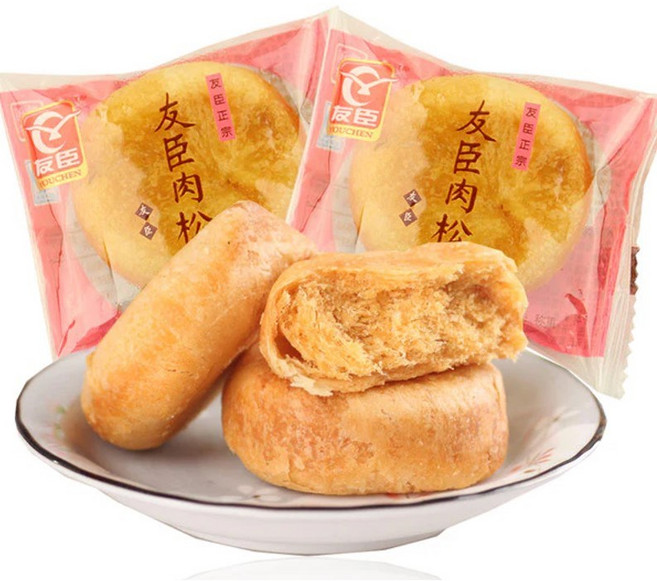 로우송빙 러우숭빙 중국식품, 10개, 34g