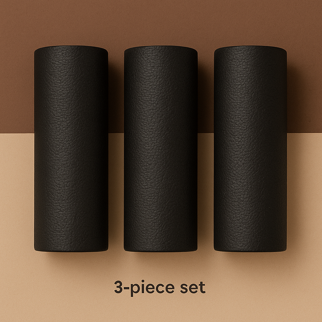 미니폼롤러 하드 EPP 셀프 발바닥 마사지 근막이완 필라테스 도구, 3개, 블랙