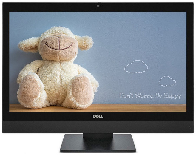 DELL 옵티플렉스 7450 24형 FHD 올인원 PC i3-7100 8G NVMe SSD 256G HD630 윈11 Pro HDMI DP 지원, WIN11 Home, 256GB, 8GB, 블랙