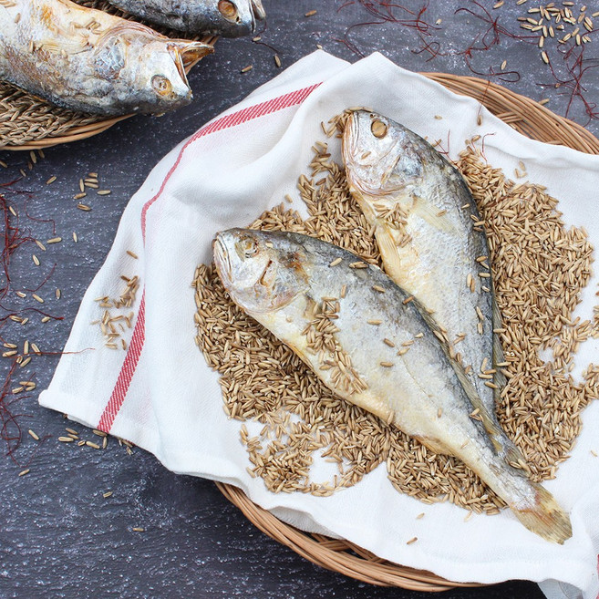 전자렌지3분 법성포 영광 찐보리굴비3호 특대형 5미 30-32cm, 5마리 1.05kg, 1개