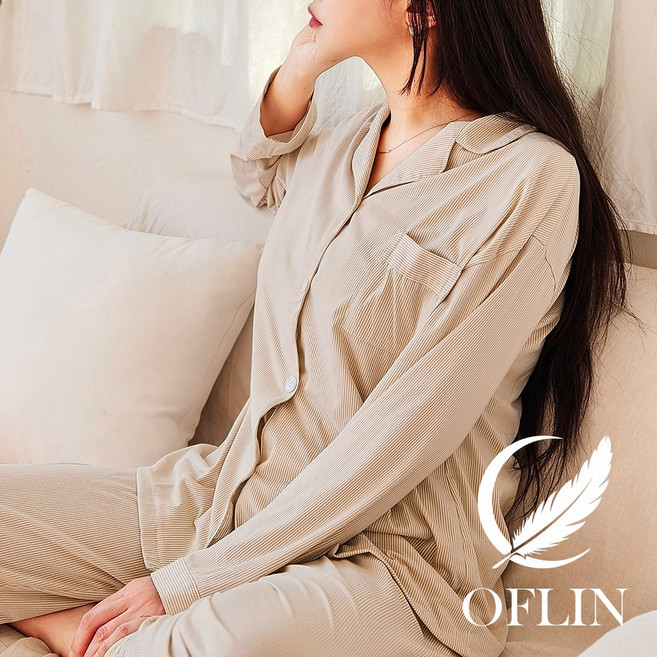 오브린 편안한 여성 파자마 홈웨어 잠옷세트