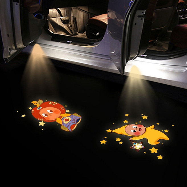 hybe 반짝반짝 작은별 웰컴라이트 도어라이트 차꾸미기, 꼬깔보이