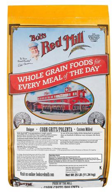 밥스 레드밀 대용량 옥수수 콘 그리츠 폴렌타 11.34kg Corn Grits Polenta, 1개