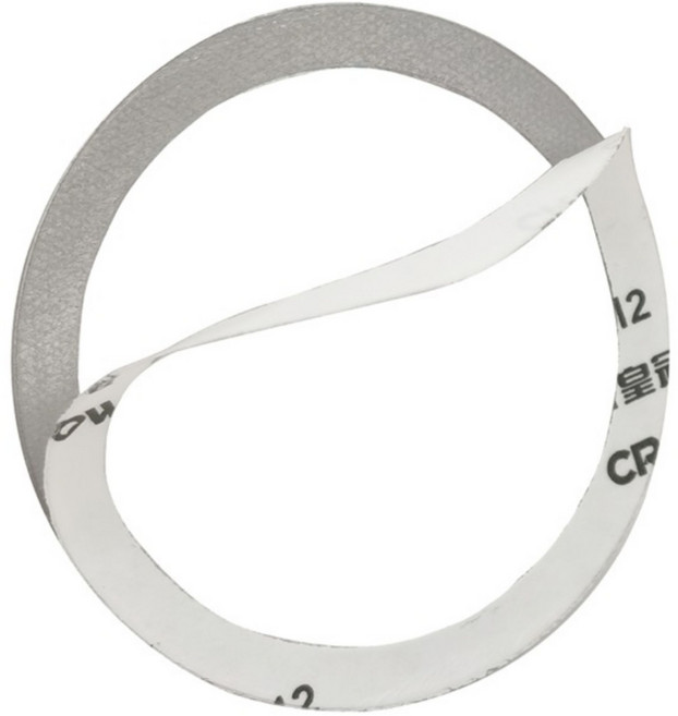 맥세이프 호환 잘붙는 플레이트 전기종 마그네틱 링 강력 자석 스티커, 1개, 실버