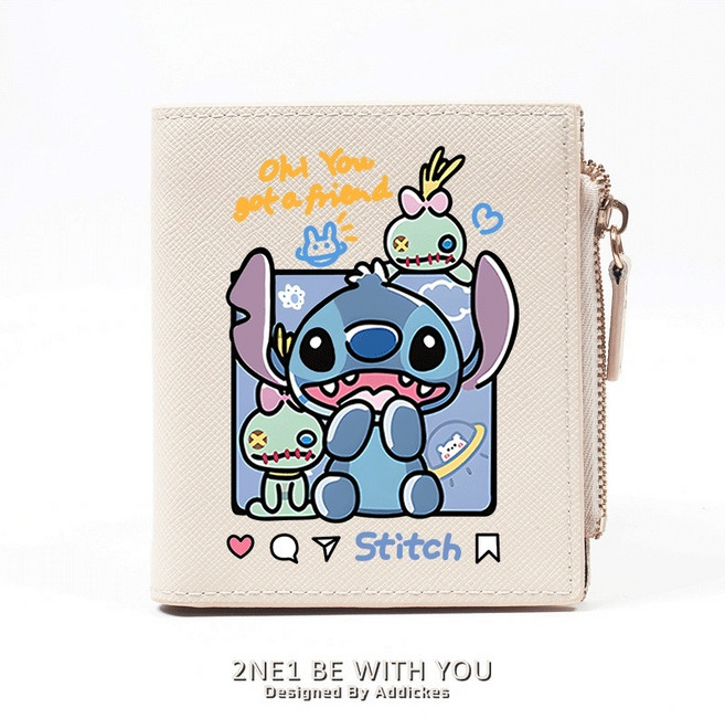 릴로 스티치 콜라보레이션 굿즈캐릭터 카드수납 동전 반지갑