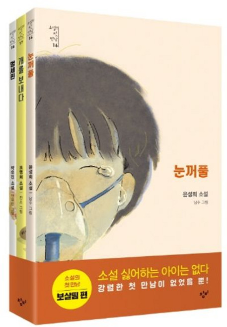 청소 소설의 첫 만남 보살핌 세트 (전3권) 눈꺼풀/ 개를 보내다/ 멍세핀, 단품없음