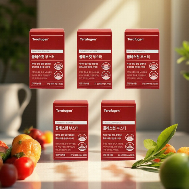 강송마켓 테라퓨젠 콜레스컷 부스터, 5박스, 30정