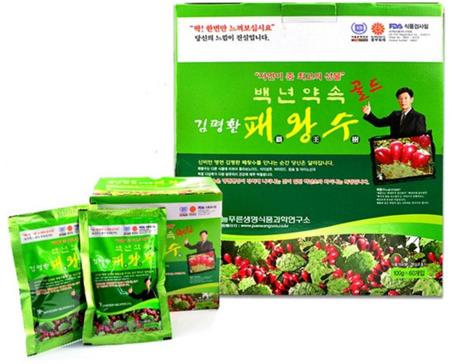 동의한약나라 백년초 백년약속 김평환 패왕수 골드, 90ml, 60포