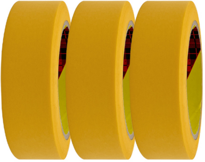 3M 244 내열 마스킹 테이프 내열 테이프 30mm, 3개