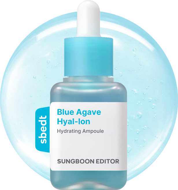 성분에디터 블루아가베 99% 고순도 히알 이온 100시간 수분 앰플, 1개, 40ml